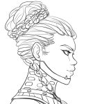 Shuri coloring pages