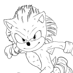 Sonic 2 Movie coloring pages