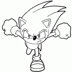 Sonic The Hedgehog coloring pages