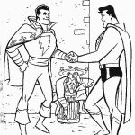 Superman with Shazam coloring pages