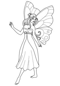 The Fairy Princess coloring pages