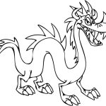 Tricky Dragon coloring pages