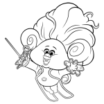 Trollzart coloring pages