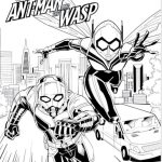 Wasp and Ant Man coloring pages