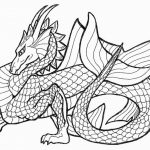 Water Chinese Dragon coloring pages
