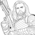 Winter Soldier coloring pages