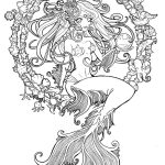 Wonderful Sea Mermaid coloring pages