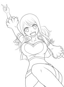 Anime go boy girl coloring pages