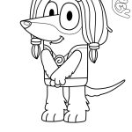 Bluey Indy coloring pages