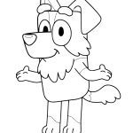Bluey Mackenzie coloring pages