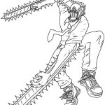 Chainsaw Man Printable coloring pages