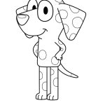 Chloe Bluey coloring pages