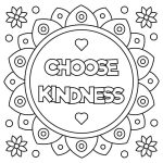 Choose Kindness coloring pages