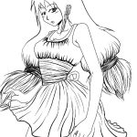Ciorry Chan Anime Girl coloring pages