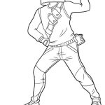 Cool Marshmello Fortnite coloring pages