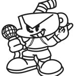 Cuphead NFT coloring pages