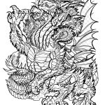 Digital Hydra coloring pages