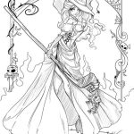 Digital Witch coloring pages