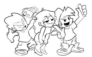 FNF coloring pictures