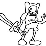 Finn NFT coloring pages