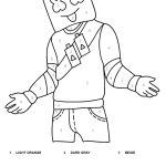 Fortnite Color by Number coloring pages