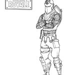 Fortnite Knight coloring pages