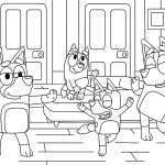 Free Bluey coloring pages