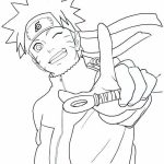 Happy Naruto coloring pages