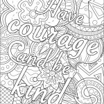 Have Courage and Be Kind coloring pictures