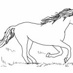 Horse is Running coloring pages