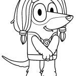 Indy Bluey coloring pages