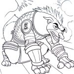 Kung Fu Panda Wolf coloring pages