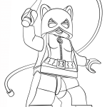 Lego Catwoman coloring pages