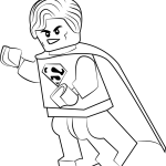 Lego Superman coloring pages