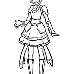 Lisbeth Anime coloring pages