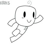 Little Noob Roblox coloring pages