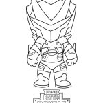 Little Omega Fortnite coloring pages