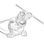 Master Oogway coloring pages