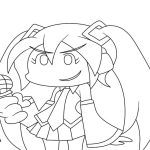 Miku FNF coloring pages