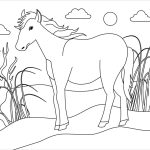 Normal Horse coloring pages