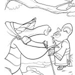 Oogway and Shifu coloring pages
