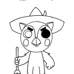 Owell Piggy Roblox coloring pages
