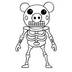 Piggy Bones Roblox coloring pages