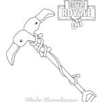 Pink Flamingo Fortnite coloring page