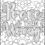 Positive Quote coloring pages