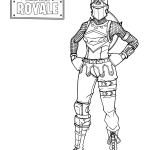 Red Knight Fortnite coloring pages