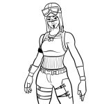 Renegade Raider Fortnite coloring pages