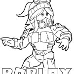 Roblox girl coloring pages