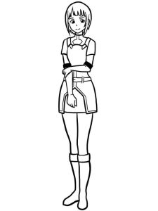 Sachi Anime coloring pages