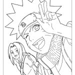 Sasuke Smiling coloring pages